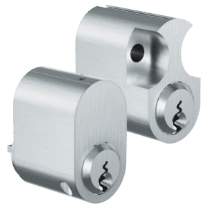 EVVA EPSnp SKA SKI Scandinavian Oval Cylinder Keyed Alike Pair Keyed To Differ Set - 44BE1 NP