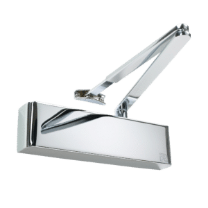 RUTLAND Fire Rated TS.9205 Door Closer Size EN 2-5 With Backcheck & Delayed Action - Polished Chrome