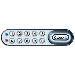 CODELOCKS KL1000 Horizontal Battery Operated Digital Cabinet Lock - Left Hand
