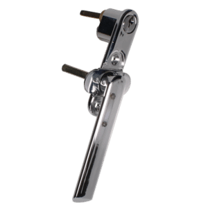 DEBAR Velte Bi-Fold Door Handle With Integrated Lock - Chrome