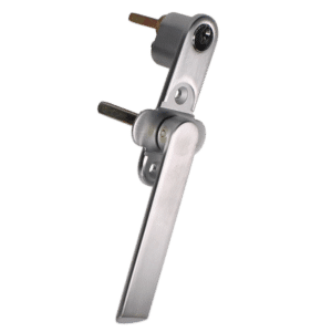 DEBAR Velte Bi-Fold Door Handle With Integrated Lock - Satin Chrome
