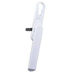 DEBAR Velte Bi-Fold Door Handle With Euro Profile Cut-Out - White