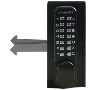 GATEMASTER SGLDS Single Sided Sliding Digital Gate Lock - 50mm Frame Right Hand SGLDS50R