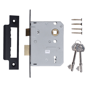 ERA 473 & 573 3 Lever Sashlock - 75mm Black Boxed