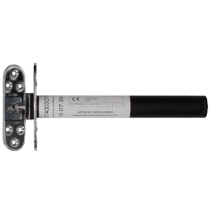 ASTRA DOOR AST4003 Narrow Door Closer Size 3 - Radius Plate Polished Chrome