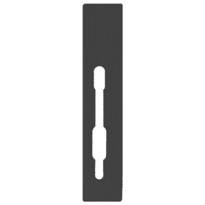 SASHSTOP Torchguard Door Handle Protector 28/35 Backset 300mm x 63mm - Short Below/Below Anthracite 223405