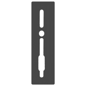 SASHSTOP Torchguard Door Handle Protector 30/45 Backset 300mm x 75mm - Long Above/Below Anthracite 223505
