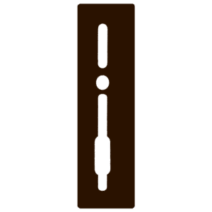 SASHSTOP Torchguard Door Handle Protector 30/45 Backset 300mm x 75mm - Long Above/Below Brown 223506