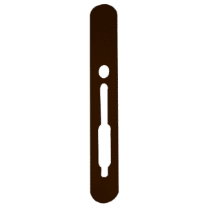 SASHSTOP Torchguard Door Handle Protector Discreet 300mm x 40mm - Short Below/Below Brown 224206