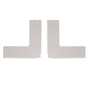 SOUBER TOOLS UPVC Corner Weld Repair Plate 200mm x 200mm (1 Pair) - 63mm Depth White