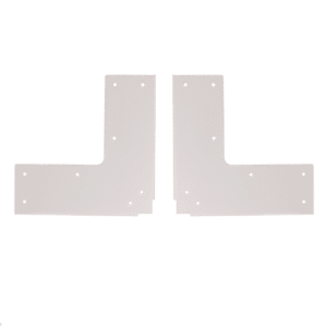 SOUBER TOOLS UPVC Corner Weld Repair Plate 200mm x 200mm (1 Pair) - 73mm Depth White