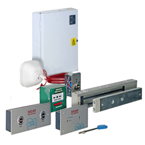 N&C Phlexicare E-Radar Automatic Disabled Toilet Entry System - Kit With Internal Maglock