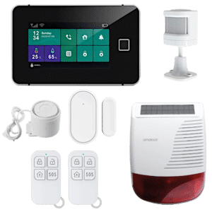 AMALOCK ALM5100 Smart Wi-Fi Alarm Kit With Fingerprint Sensor & External Sounder - ALM5100