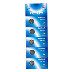EUNICELL 3V CR1025 Button Cell Battery (5 PER CARD) - CR1025