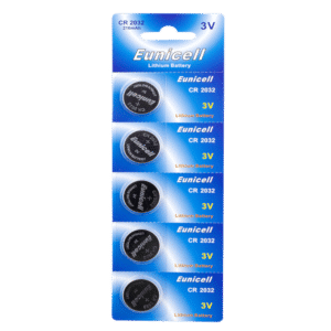 EUNICELL 3V CR2032 Button Cell Battery (5 PER CARD) - CR2032