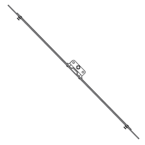GU Secury Standard Espag 7.7mm Cam 20mm Backset - 600mm