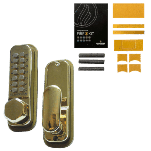 CODELOCKS CL255 Digital Lock With Optional Holdback - CL255 PB With Fire Kit