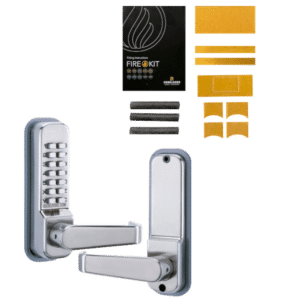 CODELOCKS CL410 Digital Lock With Tubular Mortice Latch CL410 - CL410 SS With Fire Kit