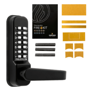 CL0400 Marine By Codelocks Digital Lock - Black - CL0410 Without Passage Set With Fire Kit