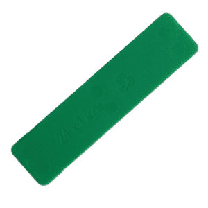 ALDRIDGE Flat Glazing Packers 100mm Length x 24mm Width (1000 PACK) - 1mm Depth (Green)