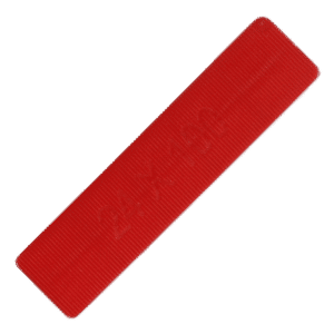 ALDRIDGE Flat Glazing Packers 100mm Length x 24mm Width (1000 PACK) - 6mm Depth (Red)