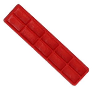 ALDRIDGE Flat Glazing Packers 100mm Length x 28mm Width (1000 PACK) - 6mm Depth (Red)