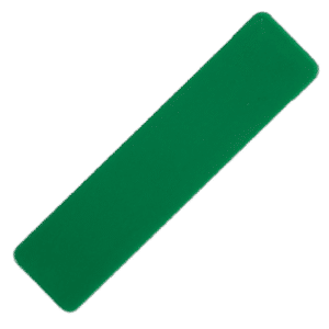 ALDRIDGE Flat Glazing Packers 100mm Length x 30mm Width (1000 PACK) - 1mm Depth (Green)