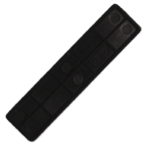 ALDRIDGE Flat Glazing Packers 100mm Length x 30mm Width (1000 PACK) - 2mm Depth (Black)