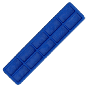 ALDRIDGE Flat Glazing Packers 100mm Length x 30mm Width (1000 PACK) - 5mm Depth (Blue)