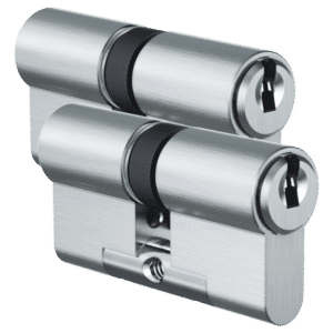 EVVA ICS Keyed Alike Pair DZ Double Euro Cylinder 6 Keys TS007 3* - 72mm 36-36 (31-10-31) NP 003EI