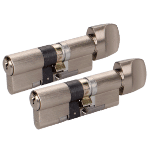 EVVA EPSnp Keyed Alike Pair KDZ Key & Turn Euro Cylinder 6 Keys TS007 3* - 82mm 41-T41 (36-10-T36) NP 44BE1