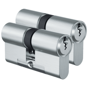 EVVA EPSnp Keyed Alike Pair DZ Euro Double Cylinder 6 Keys TS007 3* - 92mm 46-46 (41-10-41) NP 44BE1