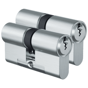 EVVA EPSnp Keyed Alike Pair DZ Euro Double Cylinder 6 Keys TS007 3* - 92mm 41-51 (36-10-46) NP 44BE1