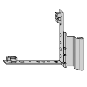 MACO TBT Rebated Corner Support 12/20-9 To Suit 9mm Eurogroove UPVC - 54890 Right Hand