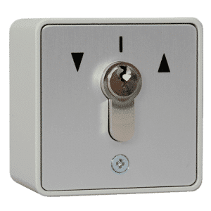 RGL Roller Shutter Momentary Keyswitch Surface Mount - RSKS3-MOM