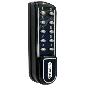 CODELOCKS KL1200 Battery Operated Digital Cabinet Lock - Black