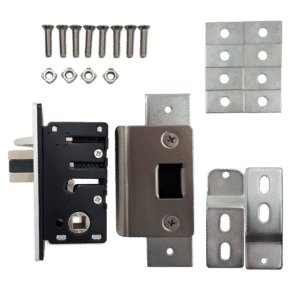 BORG LOCKS S505 Aluminium Latch 28mm Backset To Suit BL5000 Series - LH With Fixing Kit