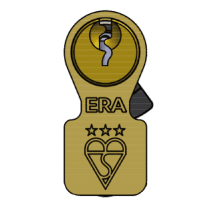 ERA Invincible BS Kitemarked 3 Star Cylinder & Turn - 70mm 35(Ext)/T35 (30/10/30T) KD Brass