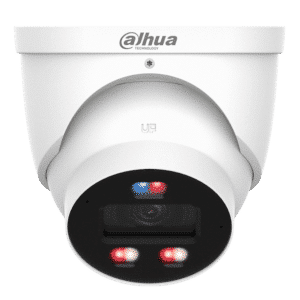 DAHUA IP Turret Dome WizSense Series 3 Network Camera With Active Deterrence 30 Metre IR 12V DC - 8MP White (IPC-HDW3849H-AS-PV-PRO)