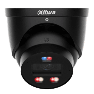 DAHUA IP Turret Dome WizSense Series 3 Network Camera With Active Deterrence 30 Metre IR 12V DC - 8MP Black (IPC-HDW3849H-AS-PV-PRO-BLACK)