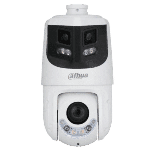 DAHUA IP PTZ WizSense 4MP + 8MP Network TiOC Camera With Starlight IR 25 x Optical Zoom Active Deterrence 12V DC - 4MP + 8MP White (SDT4E425-8P-GB-APV1)