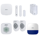 DAHUA Airshield Alarm Kit Including Hub, Internal Siren, External Siren, 2 x PIR and 1 x Magnetic Contact - Plus 2 x Key Fobs