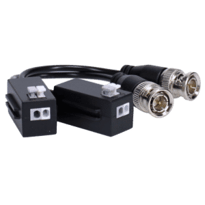 DAHUA HDCVI 4K Passive Video Transceiver Balun PFM800-4K Pigtail Design (Pack Of 2) - Black