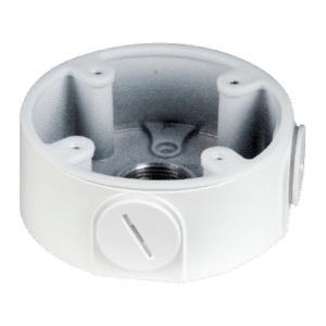 DAHUA PFA13A-E-V2 Round Aluminium Junction Box For TP/TLP Series Turret Dome (Eyeball) Cameras - White PFA13A-E-V2