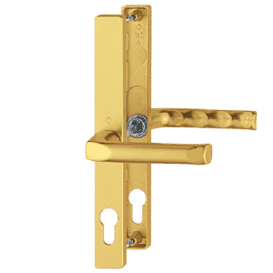 HOPPE London UPVC Lever Door Furniture 70mm Centres 113/363M - Gold 70mm Centres
