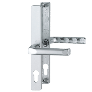 HOPPE London UPVC Lever Door Furniture 70mm Centres 113/363M - Silver 70mm Centres