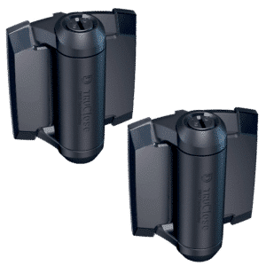 D&D Truclose Regular Hinges for Metal Gates - With Black Trims