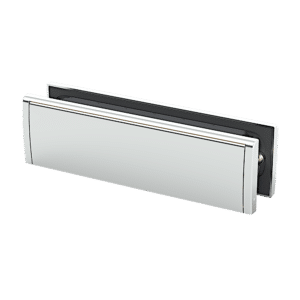 RUTLAND RLP Letterplate Set TS008 Security & Fire Rated - Polished Nickel