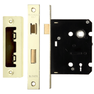 ERA Valiant 3 Lever Mortice Sashlock Square End - 76mm Case PB KD Display Boxed