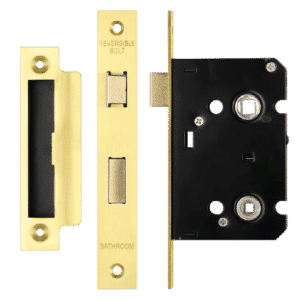 ERA Valiant Bathroom Lock Square End - 64mm Case PB Display Boxed